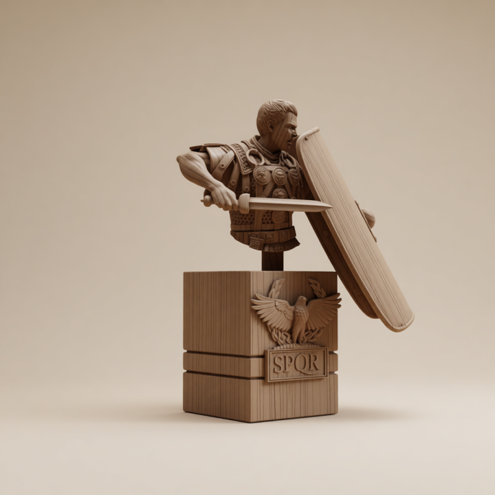 Centurión Romano siglo I, Espada de Roma. Busto Escala 1/6