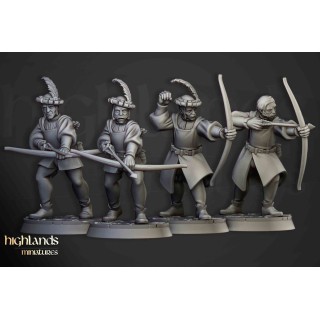 10 arqueros del imperio_28mm