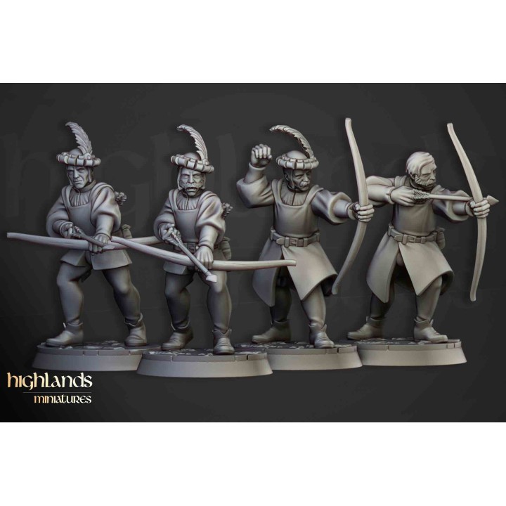 10 arqueros del imperio_28mm