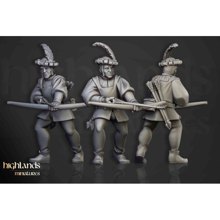 10 arqueros del imperio_28mm