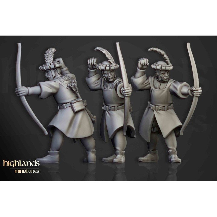 10 arqueros del imperio_28mm