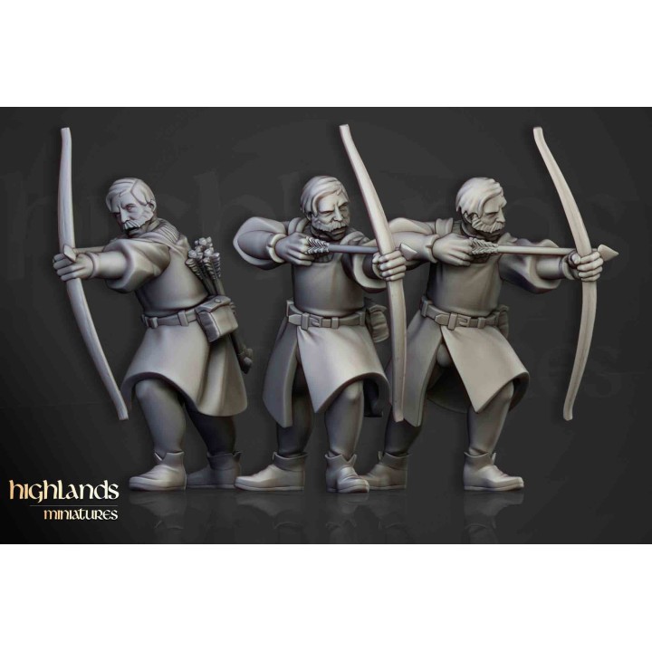 10 arqueros del imperio_28mm