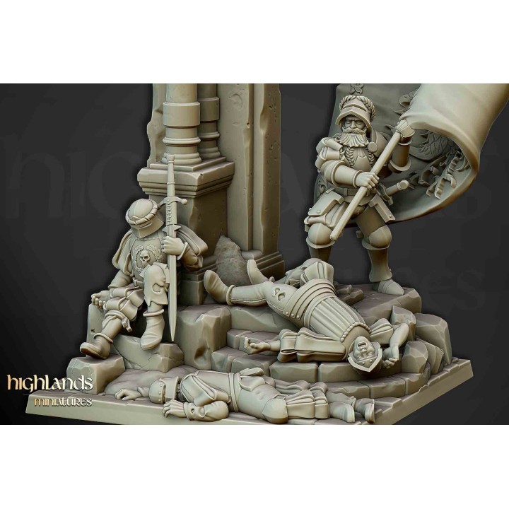 Última resistencia diorama_28mm
