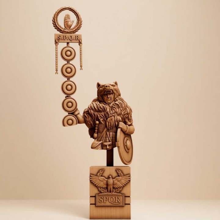 Signífero Romano, "Símbolo de poder", busto escala 1/6