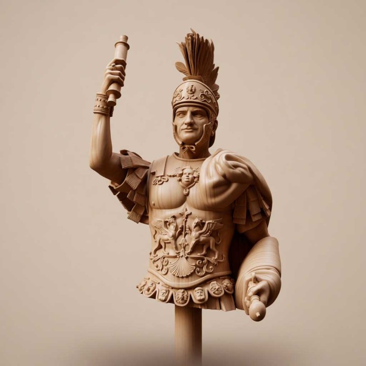 Trajano, "de Soldado a Emperador", busto escala 1/6