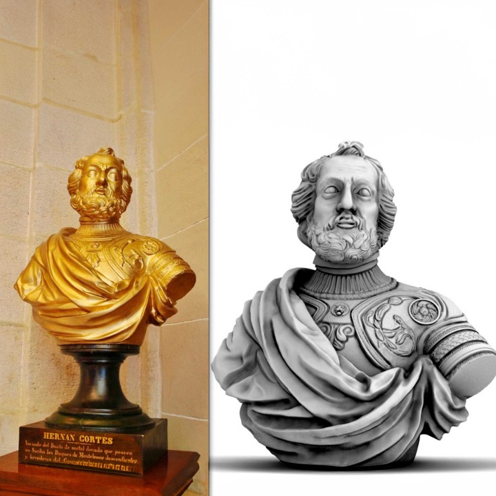 Busto de Hernán Cortés