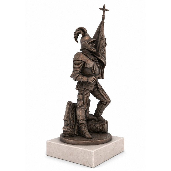 Escultura de Hernán Cortés (primer número)