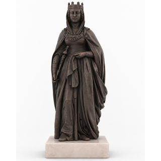 Escultura de Isabel la Católica en bronce