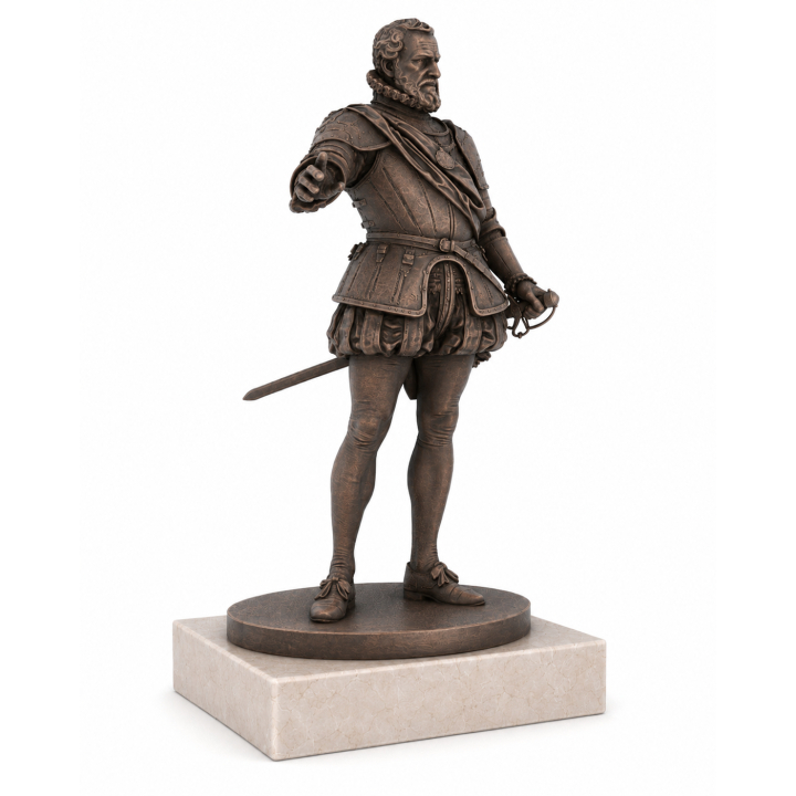 Escultura de Álvaro de Bazán