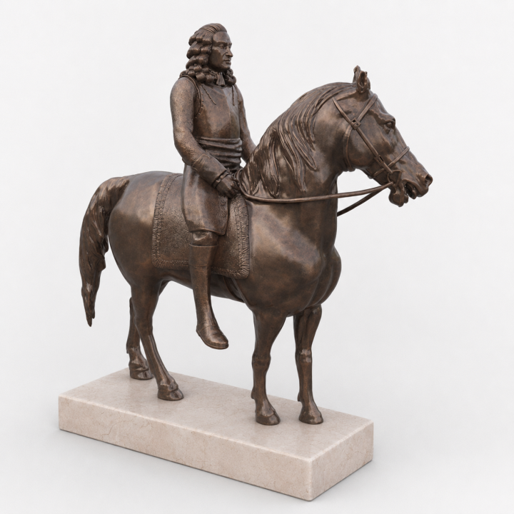 Escultura Blas de Lezo a caballo