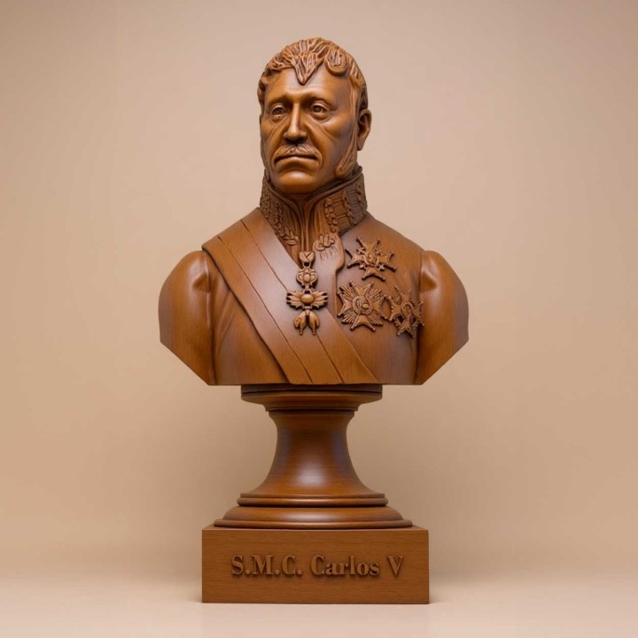 Busto de Carlos María Isidro, escala 1/6