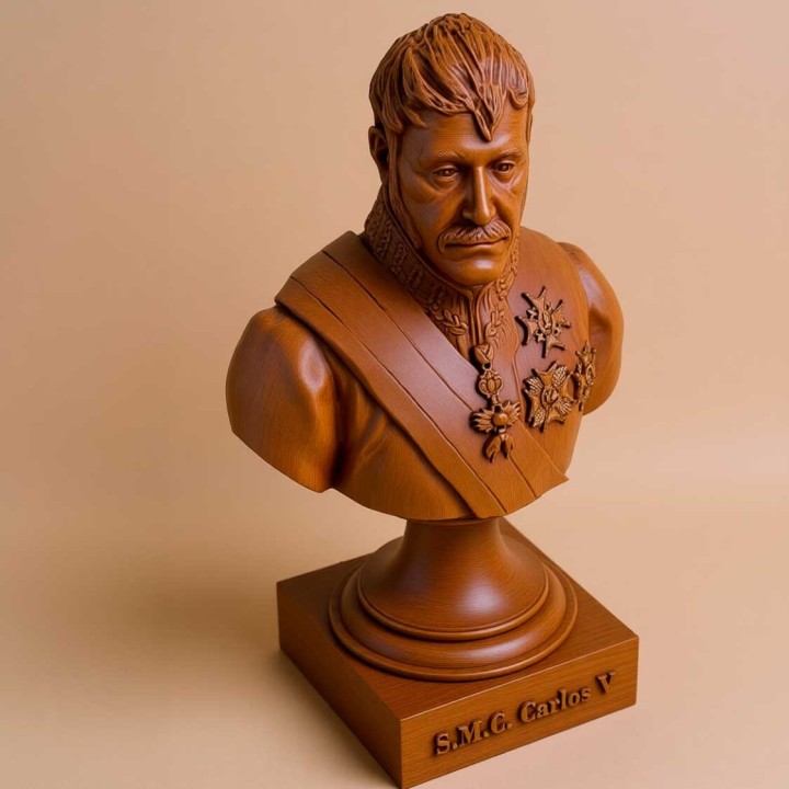 Busto de Carlos María Isidro, escala 1/6