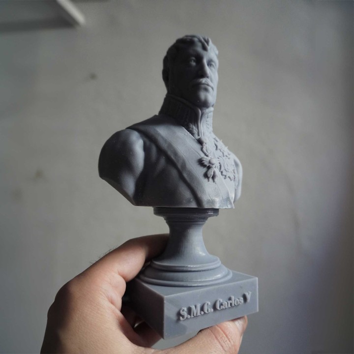 Busto de Carlos María Isidro, escala 1/6