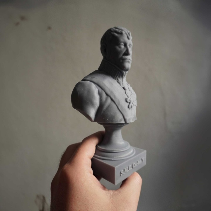 Busto de Carlos María Isidro, escala 1/6
