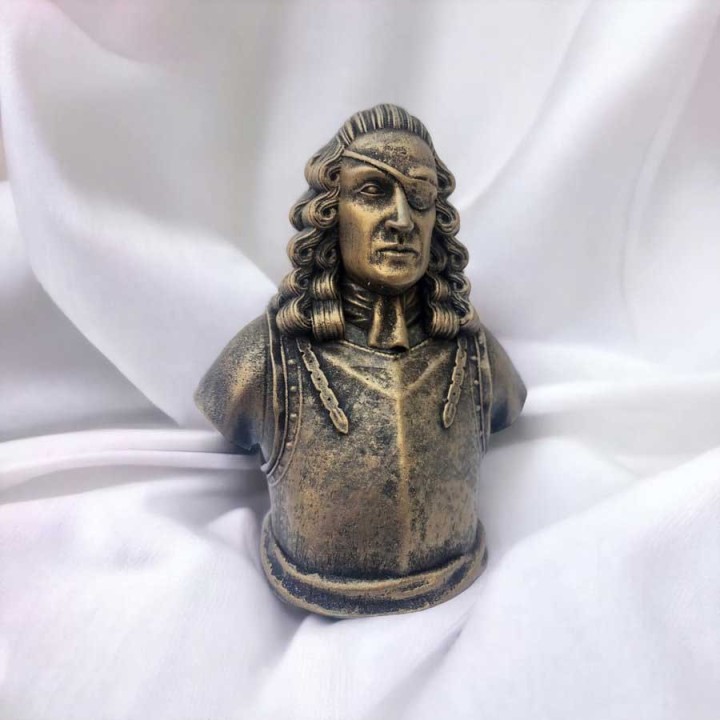 Busto de Blas de Lezo, 10 cm