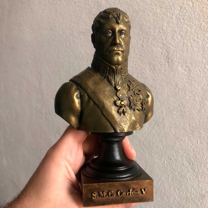 Busto de Carlos María Isidro, escala 1/6