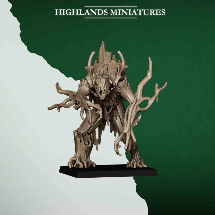 5 golems del bosque_28mm