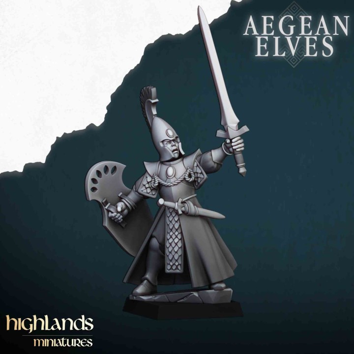 20 lanceros elfos_28mm
