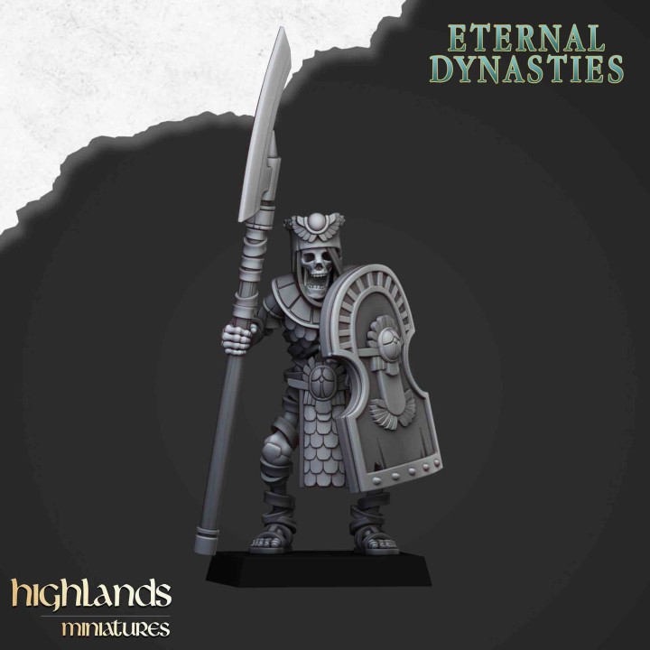 20 guardias con alabarda no muertos_28mm