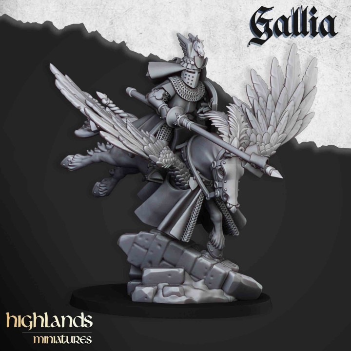 3 pegasos de gallia (sin grupo de mano)_28mm