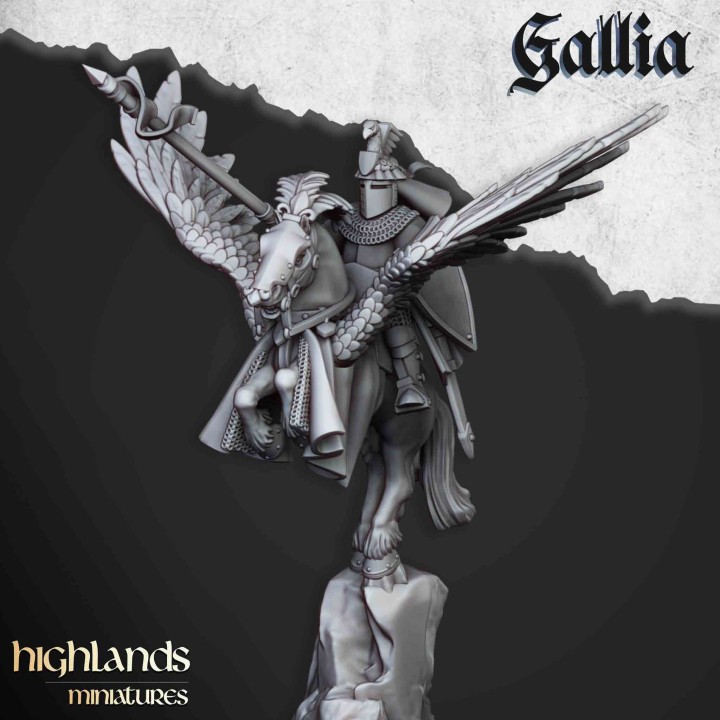 3 pegasos de gallia (sin grupo de mano)_28mm