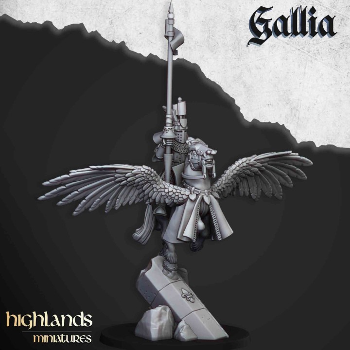 3 pegasos de gallia (sin grupo de mano)_28mm