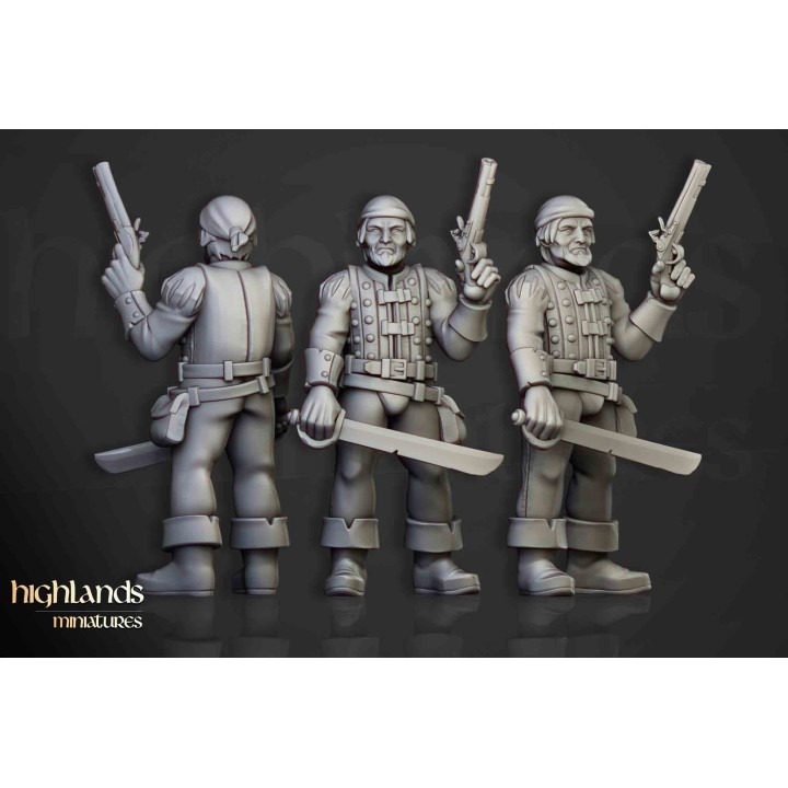 20 soldados de la milicia imperial_28mm