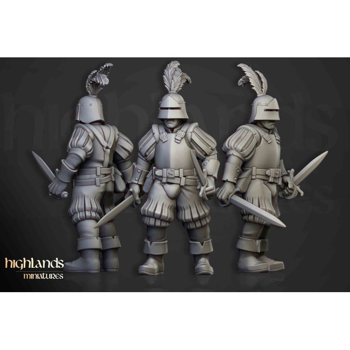 20 soldados de la milicia imperial_28mm
