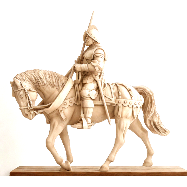 Conquistador a caballo_54mm