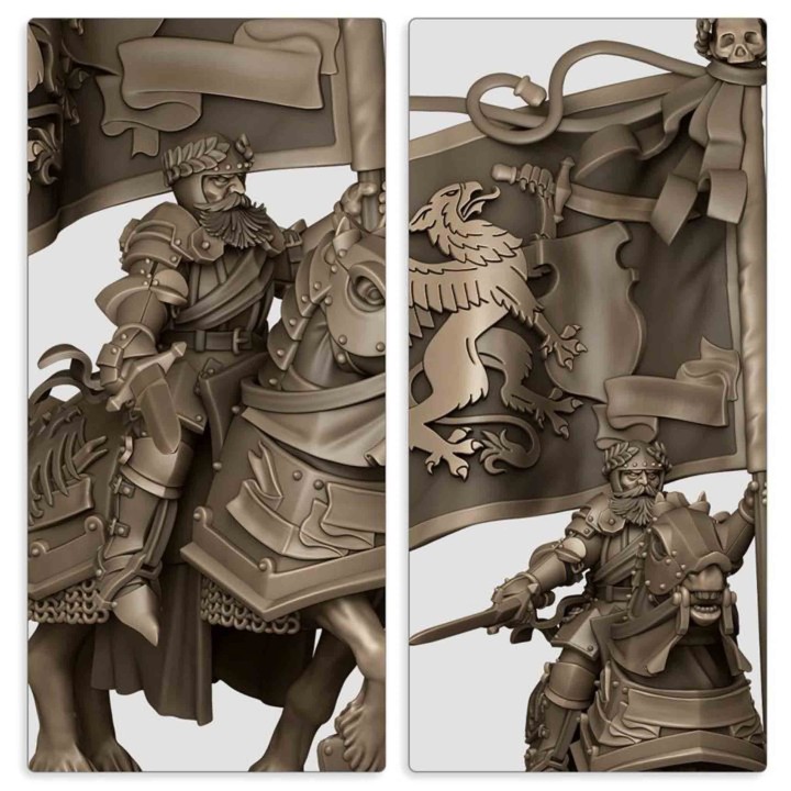 1 estandarte del imperio a caballo_28mm