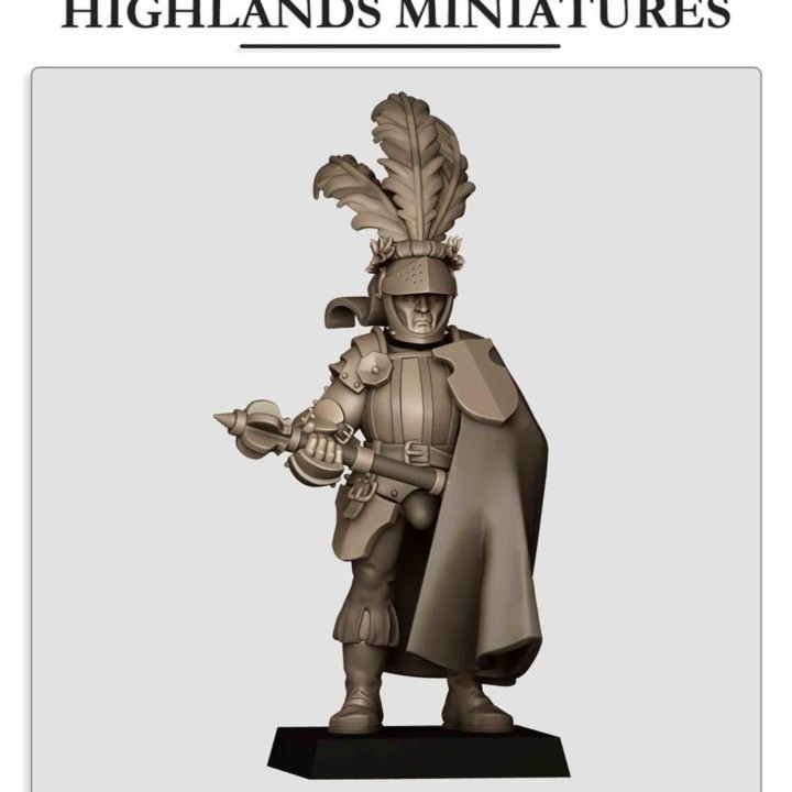 1 Capitán imperial, modelo 1_28mm