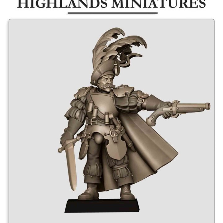 1 Capitán imperial, modelo 2_28mm