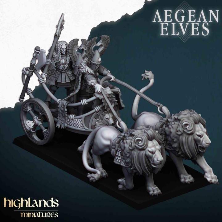 1 carro de leones élficos_28mm