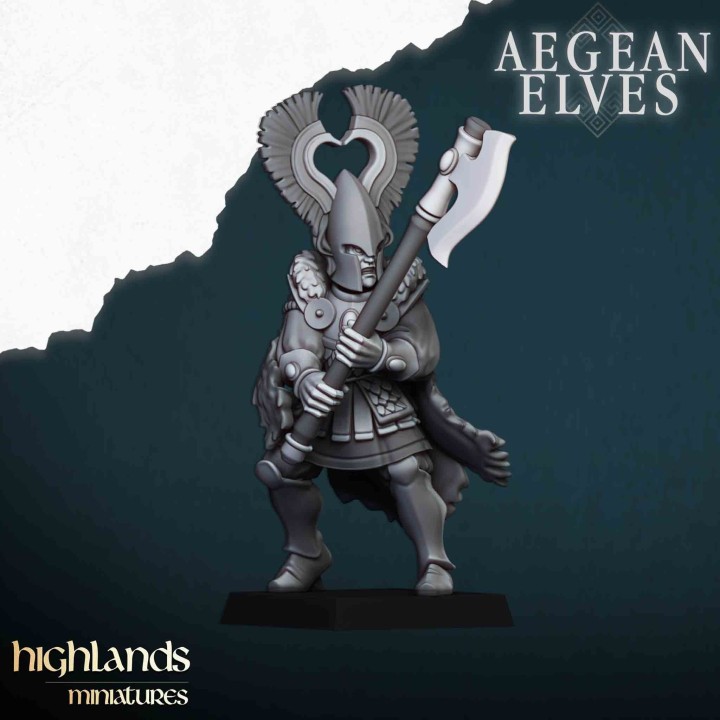 20 guardias de leones élfica_28mm