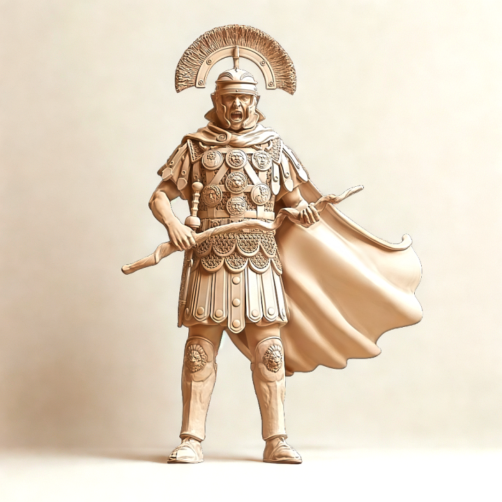 Centurión con vitis o bastón de mando_75mm