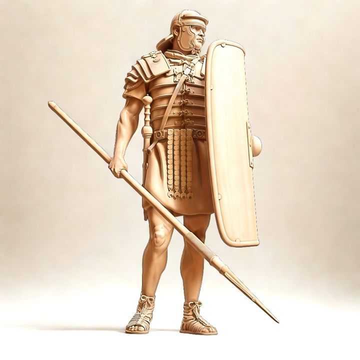 Guardia Pretoriana listo para los juegos romanos_75mm