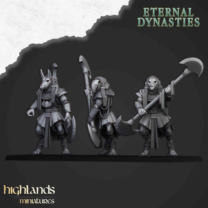 3 guardias de anubis_28mm