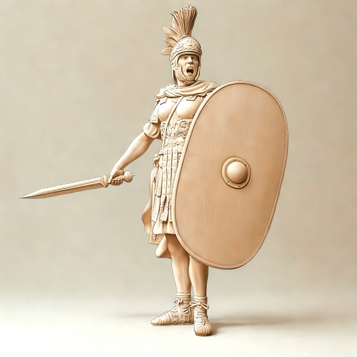 Centurión Pretoriano al mando_75 mm