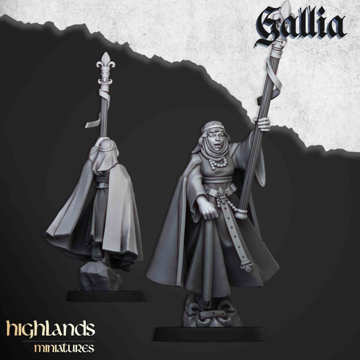 1 damisela de gallia a pie_28mm
