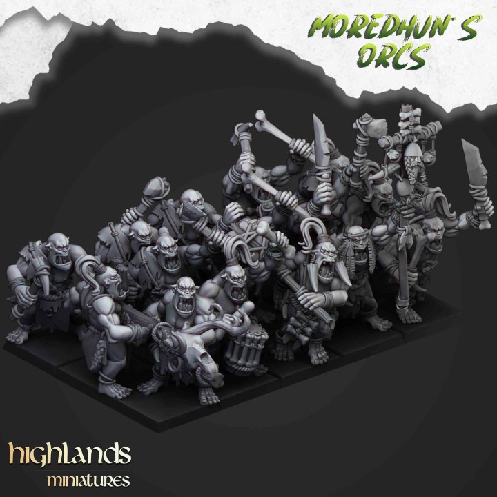20 orcos salvajes_28mm