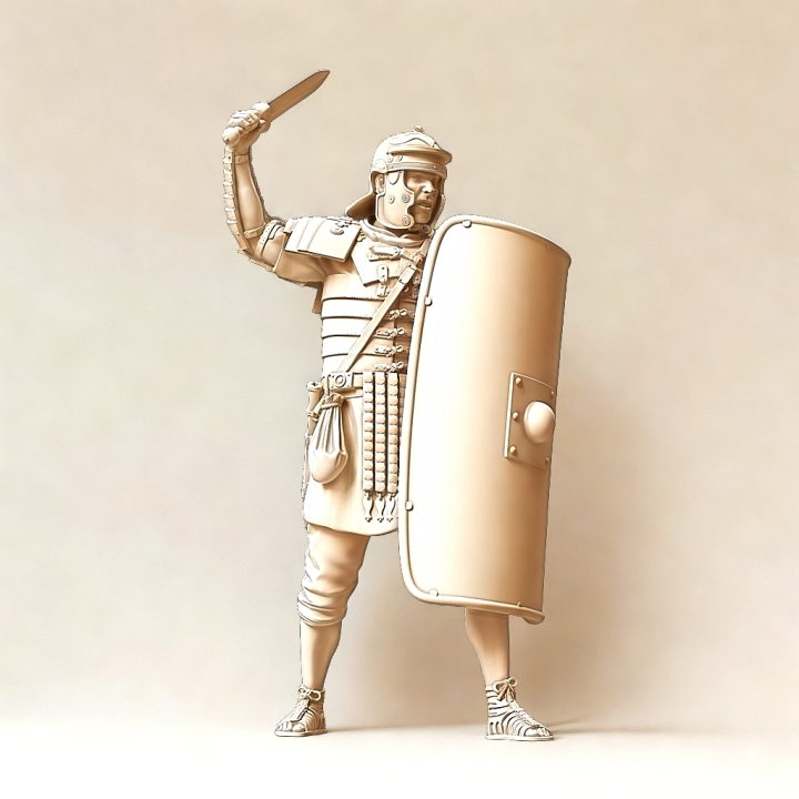 Legionario romano el guardián inquebrantable de Roma_75mm