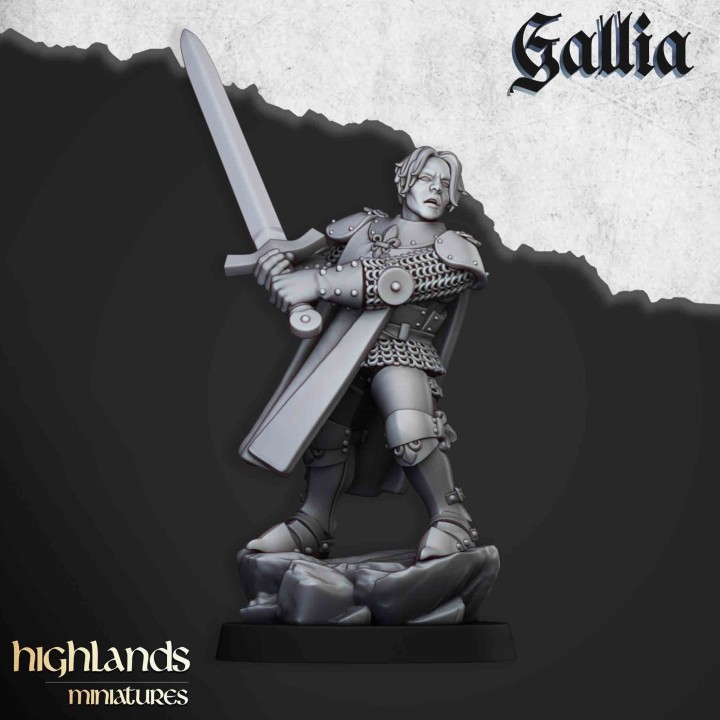 Baronesa de gallia a pie_28mm