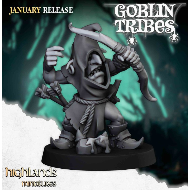 20 goblins nocturnos con arco_28mm